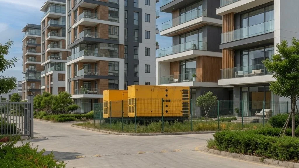 Geradores em condomínio residencial